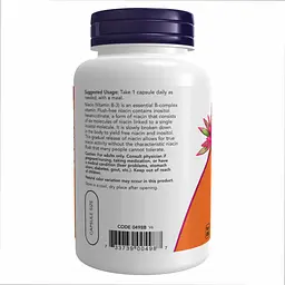 Ніацин Now Foods Flush Free Niacin 500 мг 90 капсул - мініатюра 3
