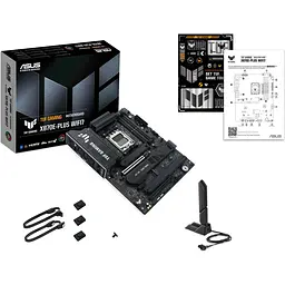 Материнська плата Asus TUF Gaming X870E-PLUS WIFI7 sAM5 X870E 4xDDR5 M.2 HDMI WiFi BT ATX - мініатюра 2