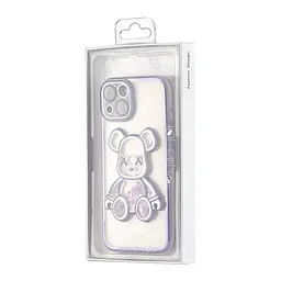 Чохол Shining Bear Case Protected Camera iPhone 14 Purple - мініатюра 2