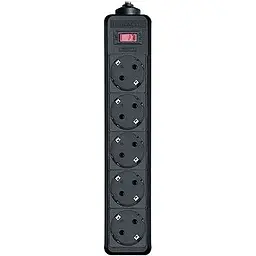 Фільтр-подовжувач мережевий REAL-EL RS-Protect 1.8м 5 розеток black