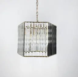 Кришталева люстра шестикутної форми Line.F SA 40 C