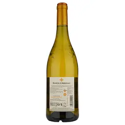 Вино Baron d'Arignac Chardonnay, 13%, 0,75 л - мініатюра 2