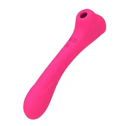 Вакуумний стимулятор клітора з вібрацією Alive New Midnight Quiver рожевий - мініатюра 7