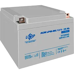 Акумулятор LogicPower AGM-MG 12V [12V/26Ah/312Wh] [6557] [109866] - мініатюра 4