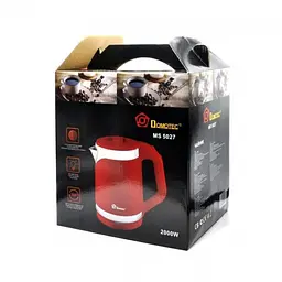 Дисковий електричний чайник Domotec MS-5027 2000W Чорний - мініатюра 4