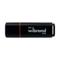 USB флеш накопичувач Wibrand 32GB Scarab Black USB 3.2 (WI3.2/SC32P11B)