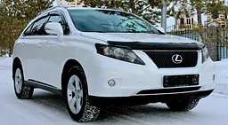 Дефлектор капоту мухобійка Lexus RX 2009-2015 Євро Кріплення (Vip Tuning) LX01 - мініатюра 2