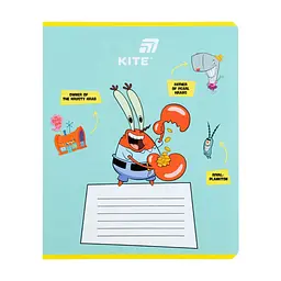 Зошит Kite Sponge Bob, 12 аркушів, лінія (SB26-234), в асортименті - мініатюра 9