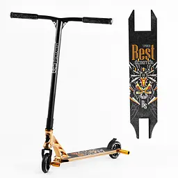 Самокат трюковий Best Scooter 60х85 см Золотий 000231661 - мініатюра 2