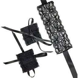 Еротичний набір пов'язка на очі та наручники Art of Sex Blindfold and Handcuffs Aria - мініатюра 3