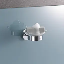 Мильниця з тримачем Grohe QuickFix Start Cube 41193000, Хром - мініатюра 5