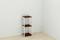 Етажерка 3/34 Ferrum-decor Серії Коннект 73x34x28 білий ДСП Венге 16мм (FRD-105523) - мініатюра 7