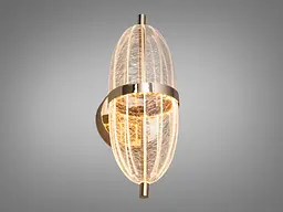Настінне бра LED Diasha B1759 золото 6 Вт овальна форма - мініатюра 2