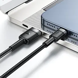 Кабель USB 2.0 AM-Type-C M, 1.2 м, 60W aluminum alloy Чорний, C22-04 Acefast - мініатюра 6