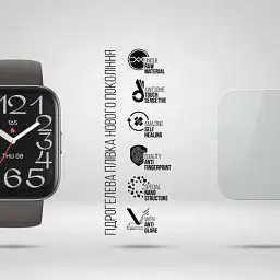 Плівка захисна Armorstandart Matte hydrogel Amazfit Bip 5 Unity 6 pcs (ARM91955) - мініатюра 2