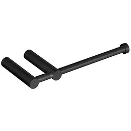 Тримач для туалетного паперу закритий Stilhaus Hashi Black matt HS1123 Чорний матовий