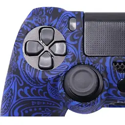 Чохол на геймпад Silicone Case для Sony DualShock 4 Blue Ornament [56187] - мініатюра 2