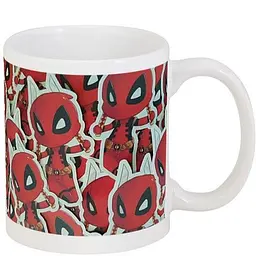 Кухоль GeekLand Deadpool Marvel Geeky Sticker 02.65 330 мл білий - мініатюра 3