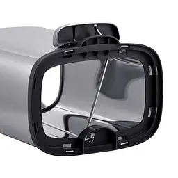 Відро для сміття з плавним закриттям прямокутне Mixxus Premium Style-TC0305 SS Color 5л нержавіюча сталь MI7060, Нержавіюча сталь - мініатюра 9