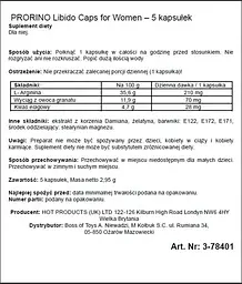 Капсули для жінок Hot Prorino, 5 шт - мініатюра 3