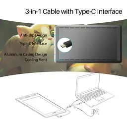 Планшет-монітор Huion Kamvas 13 (GS1331) - мініатюра 5