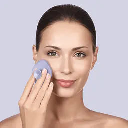Щітка для обличчя GESKE Facial Brush 4 в 1 з тримачем фіолетова - мініатюра 5