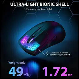 Миша Attack Shark X5 Wireless Black (AS-6922456700225-B) [159856] - мініатюра 2