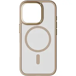 Силіконовий чохол iPhone 16 Pro Max Momax CaseFORM Play Magnetic Case With MagSafe - Sandstone (CPAP24XLL2)