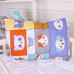 Набір антиалергенний MirSon зима Kids Time 20-0039 Zoo alphabet 140x205 см EcoSilk: ковдра з подушкою (2200009665752) - мініатюра 7