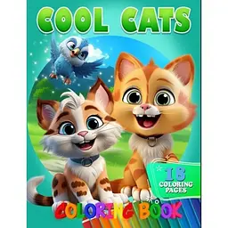Розмальовка для дітей Cool Cats А05122407 формат А4
