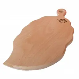 Дошка кухонна Mazhura Fruit, лист, коричневий, 19х39 см (mz322956)