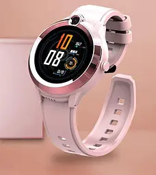 Дитячий розумний смарт-годинник Lemfo Y06 4G з Sim-картою GPS-трекером і відеозв'язком Рожевий - мініатюра 7
