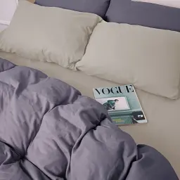 Підковдра MirSon Фланель Cappuchino-Ash grey 110х140 см (2200009658587) - мініатюра 4