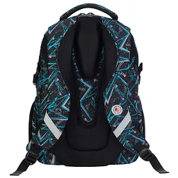 Рюкзак шкільний ортопедичний Head 3 HD-256 46х32х19 см чорний з блакитним (502019032) - мініатюра 2