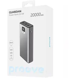 Универсальная мобильная батарея Proove Guardian 22.5W 20000mAh (PBG222210004)