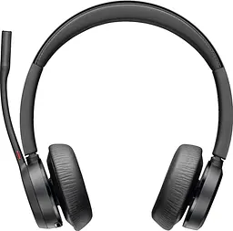 Гарнітура Poly комп'ютерна стерео On-ear Voyager 4320-M з адаптером BT700 USB-A Bluetooth всеспрямований Microsoft Teams чорний (77Y98AA) - мініатюра 4