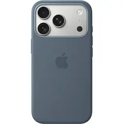 Чохол Silicone Case with Button, Animation & MagSafe для Apple iPhone 17 Pro Anchor Blue AAA [162352]