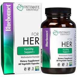 Комплекс для Неї Підтримка фертильності Bluebonnet Nutrition Intimate Essenitals For Her Fertility Support Multivitamins 60 вегетаріанських капсул - мініатюра 2