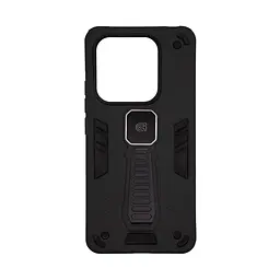 Чехол для Xiaomi Redmi Note 14 5G, Proover, черный, с подставкой и магнитом, противоударный, ударопрочный, бронированный, панель-накладка, защита всего корпуса, термополиуретан (TPU) + поликарбонат (PC), ArmorStandart (ARM85785)