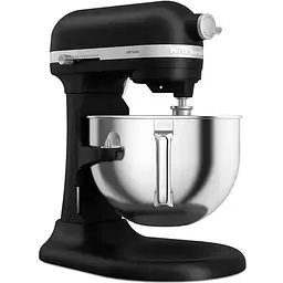 Планетарний міксер KitchenAid Artisan з підйомною чашею 5.6 л чорний матовий (5KSM60SPXEBM) - мініатюра 2