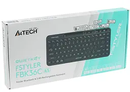 Клавіатура A4Tech Fstyler FBK36С AS Black (FBK36C AS (Black)) - мініатюра 7