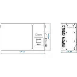 Гібридний сонячний інвертор Deye All-in-one 8kW Al-W5.1-8P1-EU-B [151721] - мініатюра 3