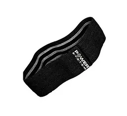 Тканева гумка для фітнесу та спорту Power System PS-4093 Booty Band LVL 3 Black/Grey (d_94 см, 6-12 кг) (4093GR-0) - мініатюра 5