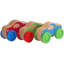 Пірамідка для малюків Melissa&Doug дерев'яна автомобільна (MD4051)