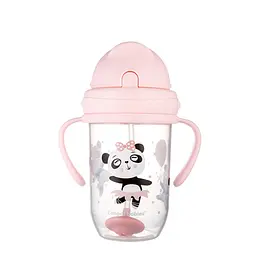 Кружка непроливайка з трубочкою та обтяжувачем Exotic animals Canpol babies 56/606-pin 270 мл - мініатюра 3