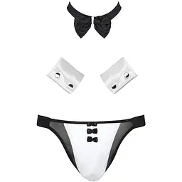 Еротичний чоловічий костюм Passion 036 Set Alfred black L/XL - мініатюра 3