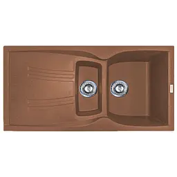 Кухонна мийка Adamant NEW LINE PLUS terra-cotta 975x495x235 мм, з крилом 97,5 см