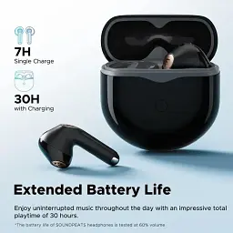 Навушники TWS SoundPEATS Air4 Lite Black - мініатюра 4