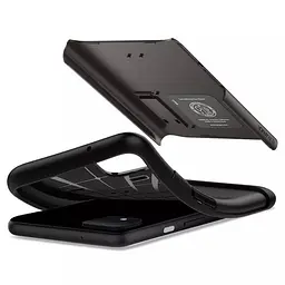 Чохол протиударний із підставкою Spigen Slim Armor для Google Pixel 4 (5.7") F26CS27535 Gun Metal - мініатюра 4