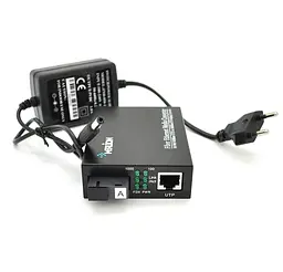 Медіаконвертер Merlion MC1000M (A) RTL8213, 1310nm, 1000Mbit, WDM, 20 km - мініатюра 1